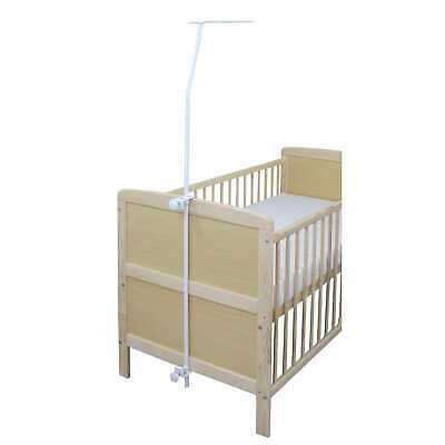 Himmelstange Weiß Universal Für Babybett Kinderbett Gitterbett Neu